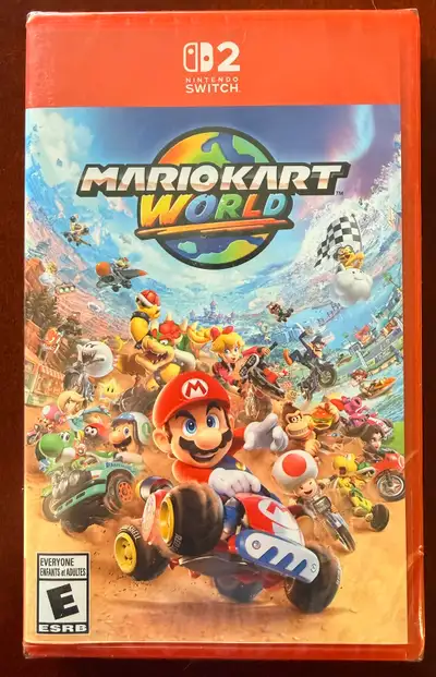 Mariokart World Game for Switch 2 Brand New in wrapping No trades. Serious inquiries only please. Ca...