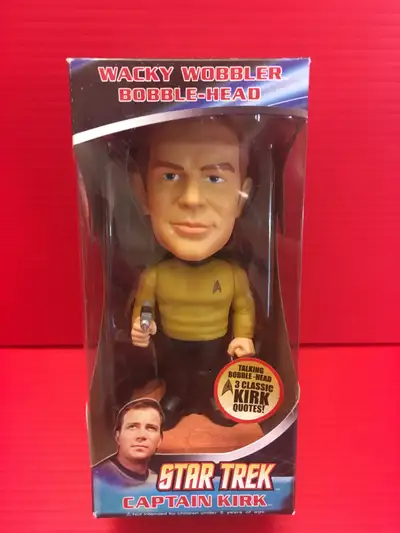 Star Trek Captain Kirk Wacky Wobbler Bobble-Head, View more