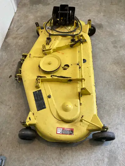 John Deere deck will fit John Deere 316,317,318 and other models, in great condition with mule drive...