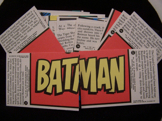 1989 REISSUE 1966 BATMAN RED BAT 44 CARD SET in Arts & Collectibles in Oakville / Halton Region - Image 2