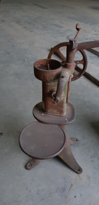 Antique cream separator