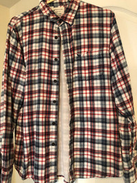 Flannel long sleeved shirt
