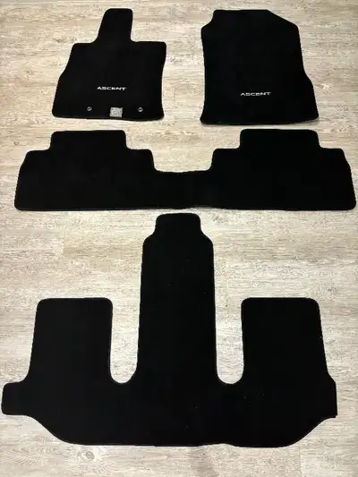 The mats are brand new, have never been used, and are from a 2024 Ascent, but fit all Ascent models...