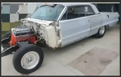 1963 impala Project car $10000 worth in new parts Fenders all painted Whole front end All brand new...