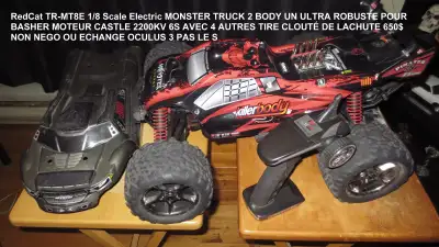 RedCat TR-MT8E 1/8 Scale Electric MONSTER TRUCK 2 BODY UN ULTRA, View more