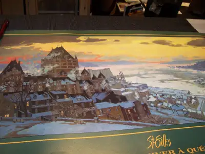 Magnifique Affiche d'art de St-Gilles - Québec - Chateau -, View more