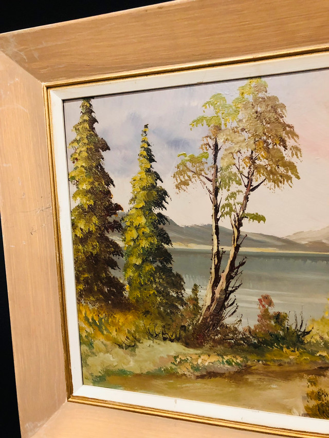 Vintage 1960s listed Canadian artist Paul Hyttinen Oil Painting in Arts & Collectibles in Oshawa / Durham Region - Image 2