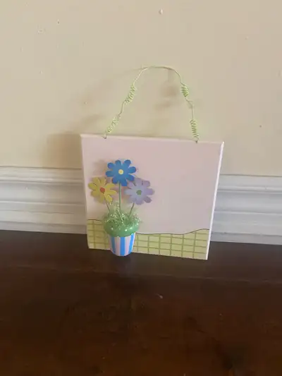 Adorable Floral Wall Hanging, View more