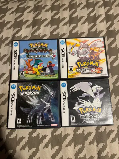 Pokémon Ds and 3ds games! A tested and working ! (DS) Pokémon white 2 CIB $250 Pokémon mystery dunge...
