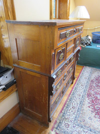 Antique Bonnet Chest/Dresser