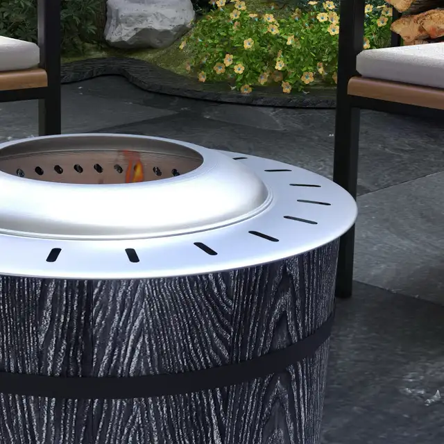 Smokeless Fire Pit, Portable Camping Bonfire Stove with Mat in BBQs & Outdoor Cooking in Markham / York Region - Image 8