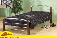 MIKE HAS A LARGE VARIETY OF SINGLE,DOUBLE,QUEEN BEDS!