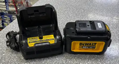 DeWalt 40V 4AH Battery and 40V Charger, View more
