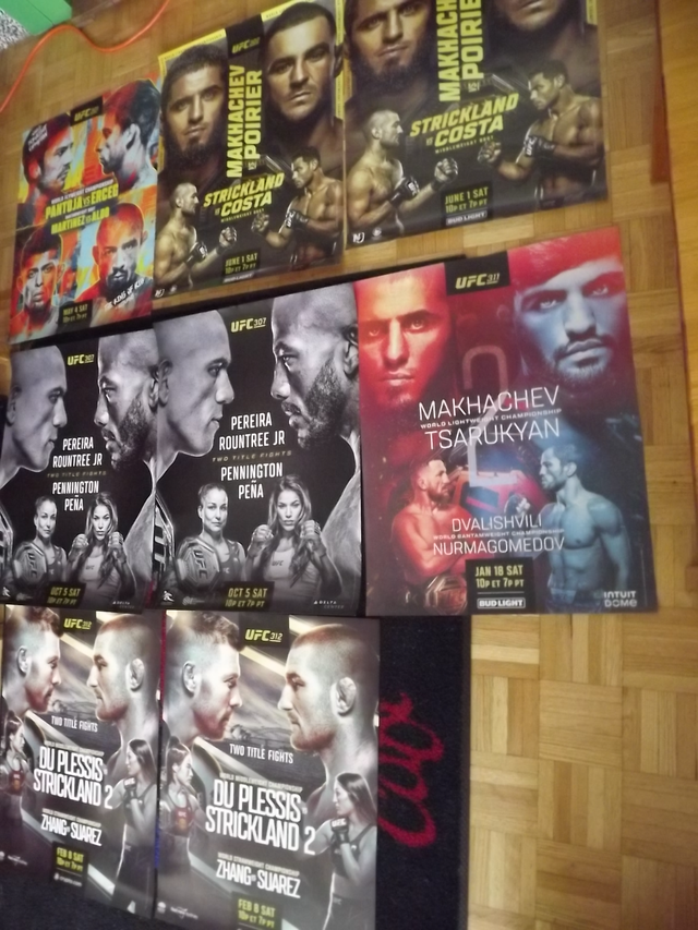 8 VARIOUS UFC FIGHT EVENT POSTERS BUNDLE DEAL:#301-312/2024-2025 in Arts & Collectibles in City of Toronto - Image 7