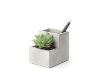 Desktop planter + pen cup for the desk/pour le bureau