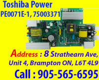 PE0071E-1 Power  Supply for Toshiba 42HL196 EXCHANGE  SERVICE