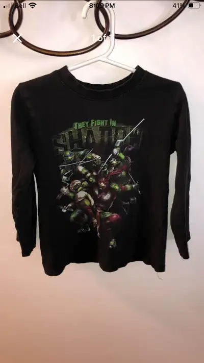 Boys Long Sleeve Shirt (Teenage Mutant Ninja Turtles) - Size 5T, View more
