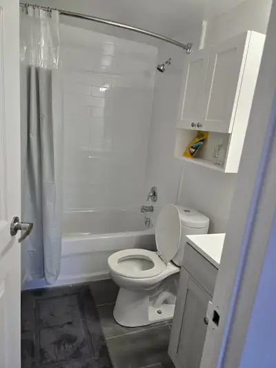 Full master bedroom in three bedroom Apartment at Kipling avenue
