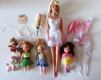 Mattel Barbie doll lot, dolls/clothing/acc - Ballerina theme