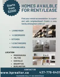 Are you looking for a Rental Accommodation
