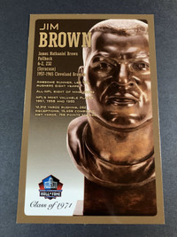 Jim Brown Bust Card!