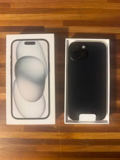 iPhone 15 128GB Black – Open Box, Never Used, View more