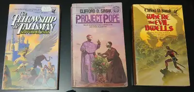 3 PAPERBACKS BY SCIENCE FICTION / FANTASY AUTHOR CLIFFORD SIMAK, View more