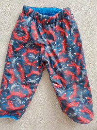 MEC Reversible infant size 12 months lightly insulated pants