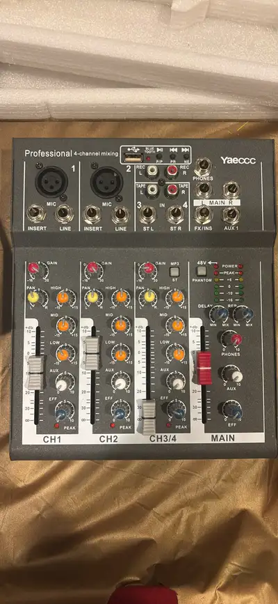professional 4 channel mixer, View more