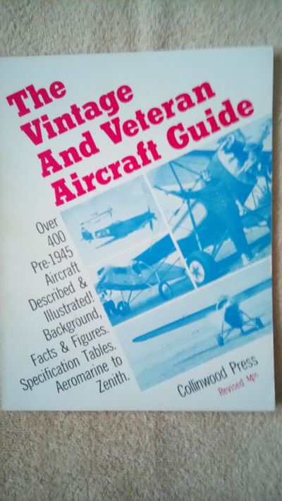 VINTAGE & VETERAN AIRCRAFT GUIDE 1974, View more