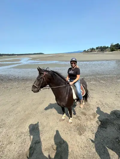 RV year round vacation on equestrian property close to beach.