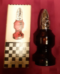 Vintage Avon The Bishop Chess Piece After Shave Decanter