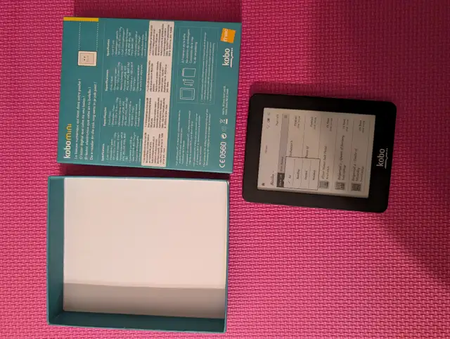 Kobo Mini 5" eReader Black 2GB Model N705 Touchscreen in General Electronics in City of Toronto - Image 3