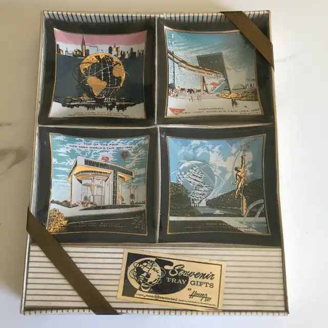 World's Fair New York City Souvenir Tray Gifts Houze Arts in Arts & Collectibles in Ottawa - Image 2