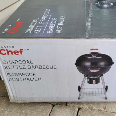 MASTER Chef Portable 22-In Charcoal Kettle BBQ with a Botto, View more