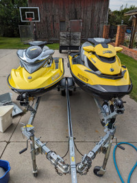 Pair of Seadoos 2010 RXT/2004 RXP