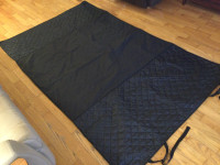 Quilted black cargo/seat protector