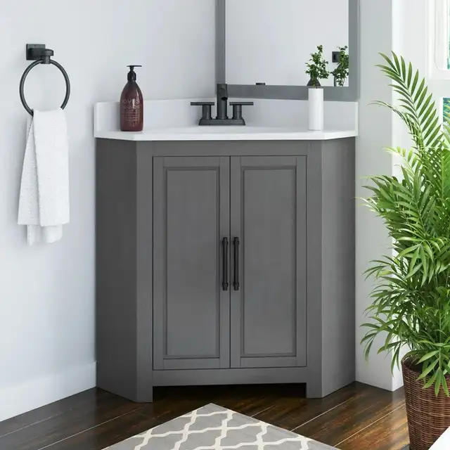 TWinStar Corner Vanity in Plumbing, Sinks, Toilets & Showers in Oakville / Halton Region - Image 3