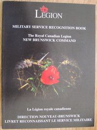 LEGION - MILITARY SERVICE RECOGNITION BOOK - NB - 2011