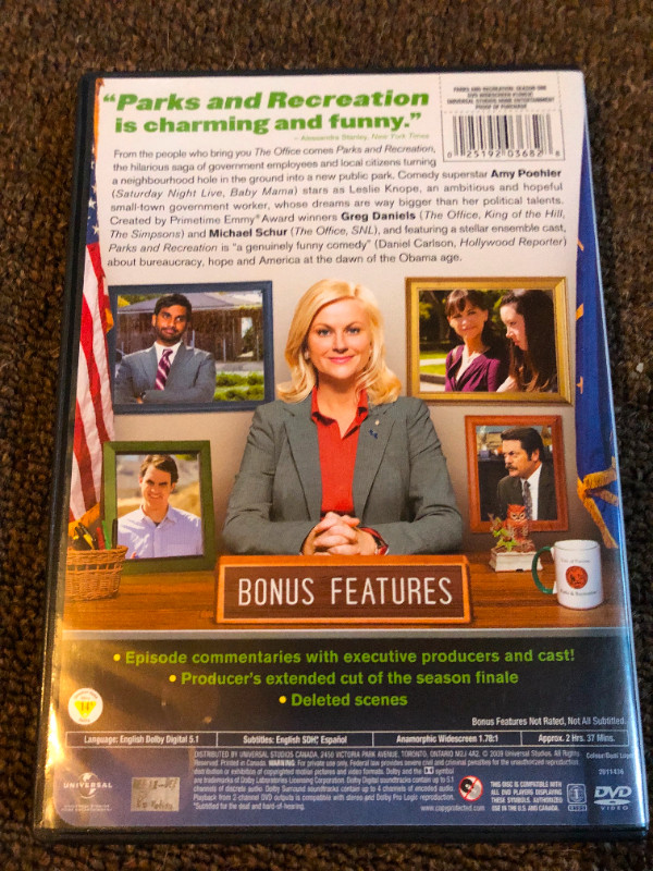 Parks and Recreation Season 1 $5 in CDs, DVDs & Blu-ray in Edmonton - Image 2