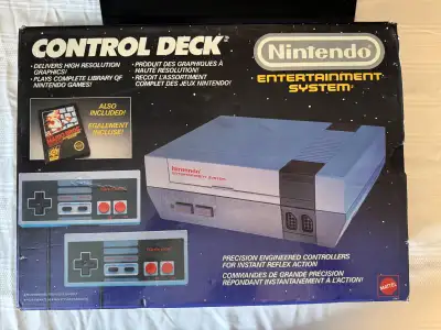 BOXED NES CONTROL DECK CONSOLE , View more