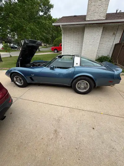 Selling my 1979 corvette all original with 99k kilometers. 350 automatic. Runs and drives excellent.