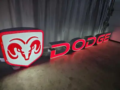 MOPAR DODGE RAM LED SIGN, View more