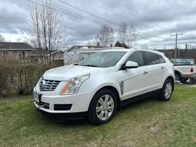 Beautiful Cadillac SRX Luxury Collection AWD with Platinum Ice Tricoat exterior and ebony leather in...