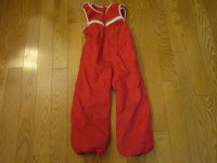 Columbia size 4-5 toddler red snowpants