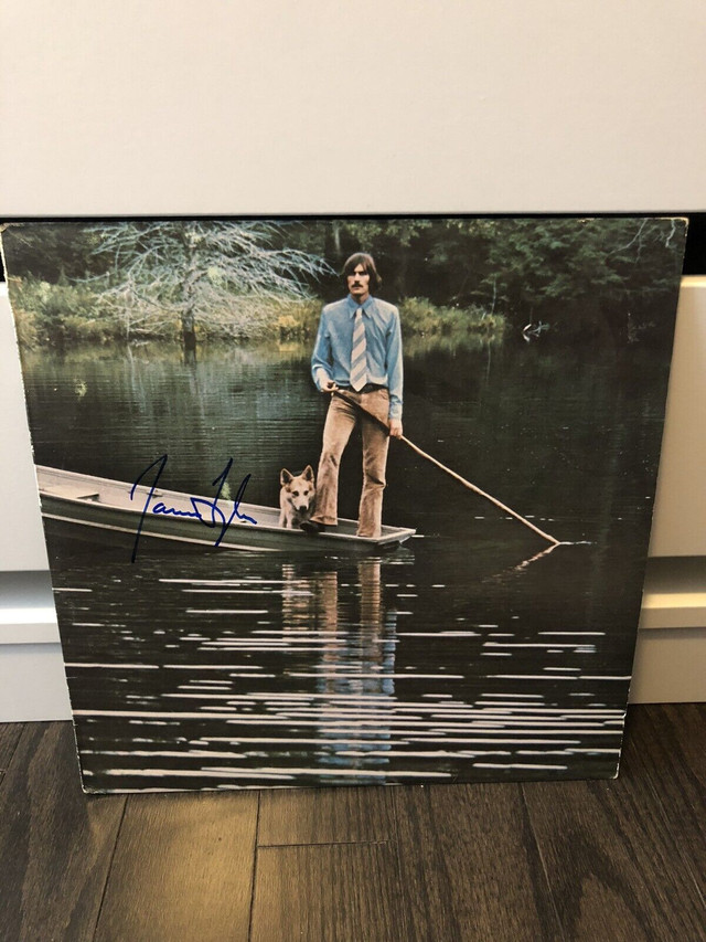 James Taylor Signed One Man Dog Vinyl Record Album w/COA  in Arts & Collectibles in Mississauga / Peel Region