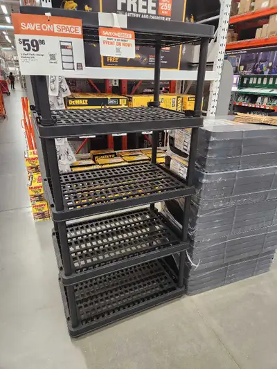 5 Tier Shelving Unit- Home Depot , View more