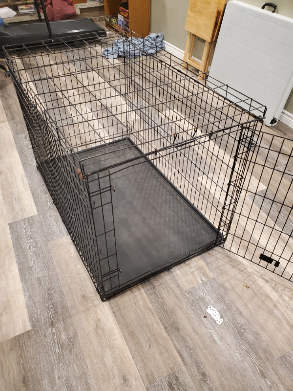 Large dog cage for sale in Accessories in Guelph