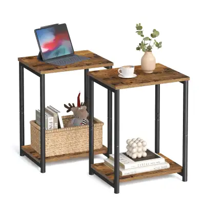 VASAGLE Industrial Side Tables – Set of 2, View more