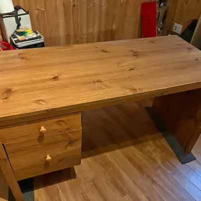 Solid Wood Desk with Drawers in Desks in City of Halifax - Image 2